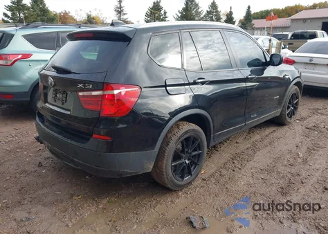2013 BMW X3 xDrive28I из США, поврежденный, VIN 5UXWX9C50D0A08883